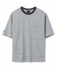 WMC Striped Pocket Short Sleeve T-Shirt_Grey