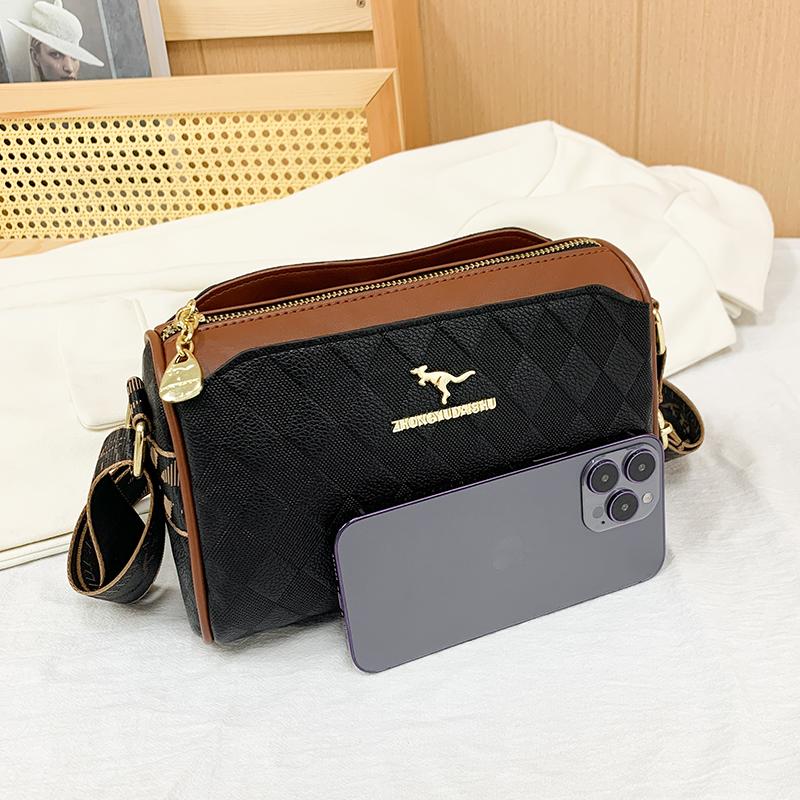Luxury High Quality Women Messenger Bag Famous Designer Lady Shoulder Bags Fashionable Checkered Trendy Crossbody