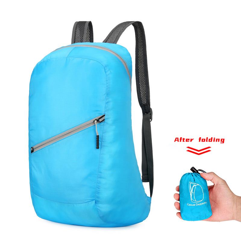 Ultraleichter faltbarer Rucksack – Kompakter Tagesrucksack für Reisen, Outdoor-Wanderungen und den täglichen Gebrauch