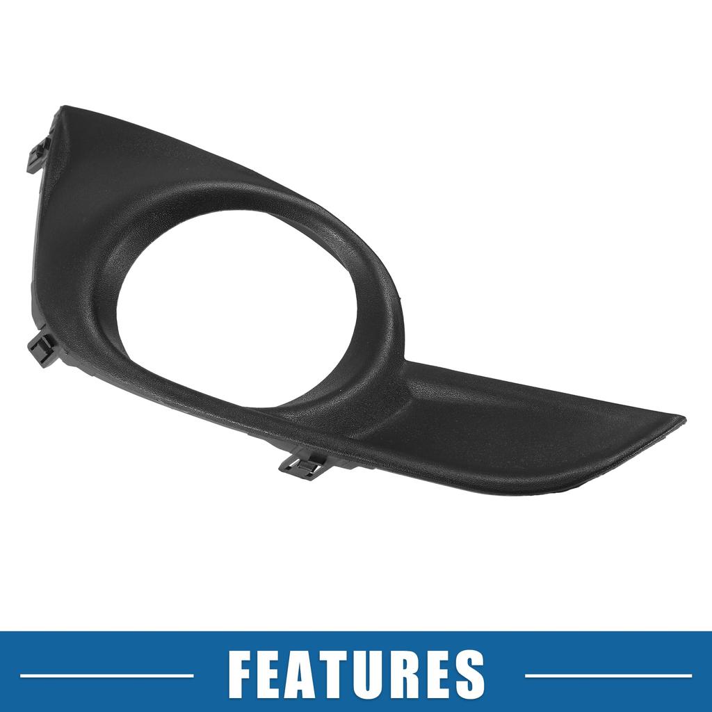 ABSOPRO Car Front Left Fog Light Grille Part Number Compatible with Nissan Altima Sedan and SDAP ABS Black Cover, 622573TA0B, S, SL, SV, SR,