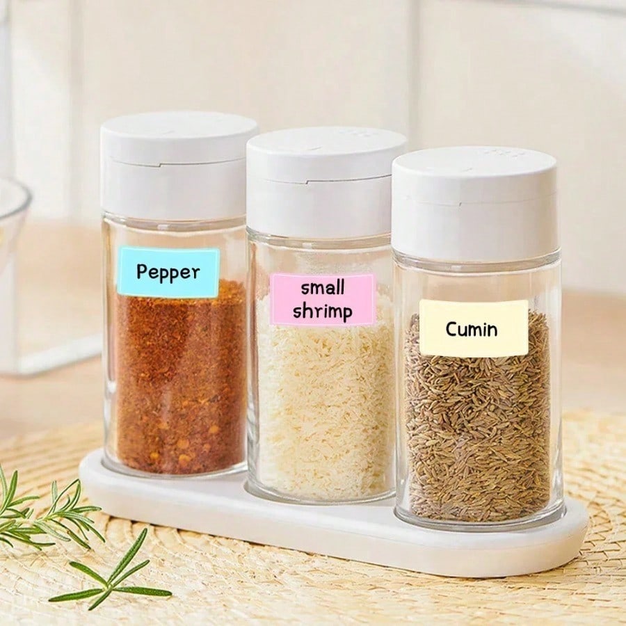 1/2/3 PCS Color Label Stickers Blank Writable Name Sticker Waterproof Index Tabs Durable Self-adhesive Stationery Supplies Tags