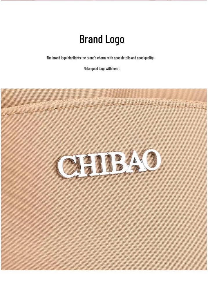 Sac bandoulière léger imperméable en nylon pour femme Chibao - Design décontracté, polyvalent et simple