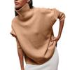 2023 Trendy Women's High Neck Loose Sweater - European & American Style for Autumn/Winter Parties