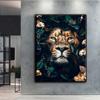 Popular 5D Diy Cross Stitch Animals In The Bush Painting Full Drill Cross-Stitch Crafts Kit Wall Sticker Home Decor