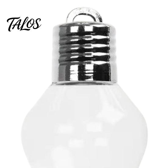Transparente Einmachgläser für Bastelarbeiten Weihnachtsglockenform Vorratsglas, Wiederbefüllbare Lichter Hängende Kugeln Schmuckstück, Baumanhänger Feiertag Zuhause Party
