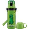 Skater Water Bottle Children 2WAY Direct Drinking 470ml Cup 430ml Minecraft Boys Stainless Steel Thermal Insulation Lightweight Sports Kids Child Jug