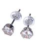And Me Jewelry Pt Platinum Diamond Earrings Total Carat Carat Light Brown Clear Certificate of Authenticity Card Included 7159 [You Box] 1.0 SI-2 /