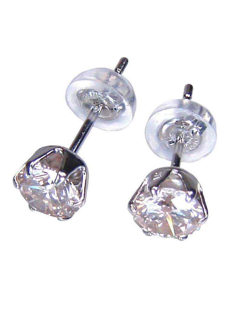 And Me Jewelry Pt Platinum Diamond Earrings Total Carat Carat Light Brown Clear Certificate of Authenticity Card Included 7159 [You Box] 1.0 SI-2 /