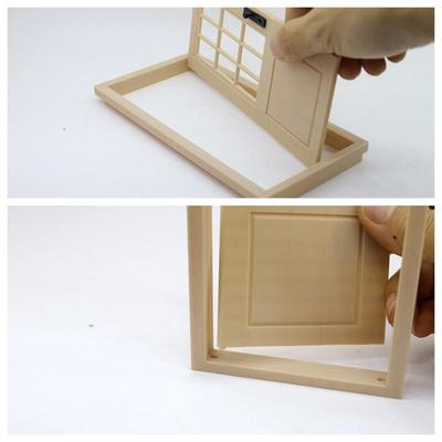 1 Piece 1:12 Dollhouse Simulation Plain Door Mini Openable Door Model Doll House Miniature Furniture Accessories