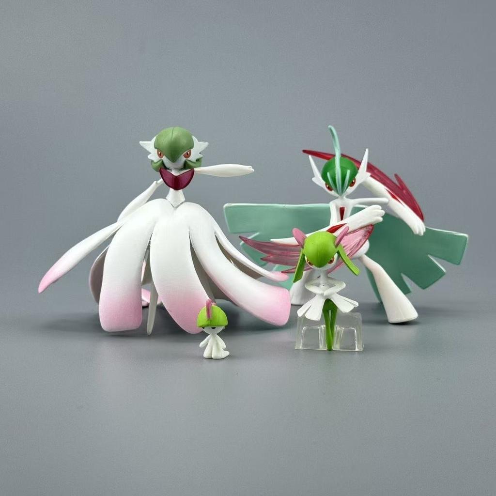 Anime Pokemon Gardevoir Figure Gardevoir Evolutionary Group Action Figures Pvc Collection Model Toys Gifts 2-8cm