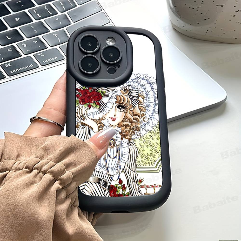 Rose Of V-Versailles Lady Oscar Phone Case For IPhone 17 16 15 14 Plus 13 12 11 Pro Max Silicone Cover iPhone 16 pro
