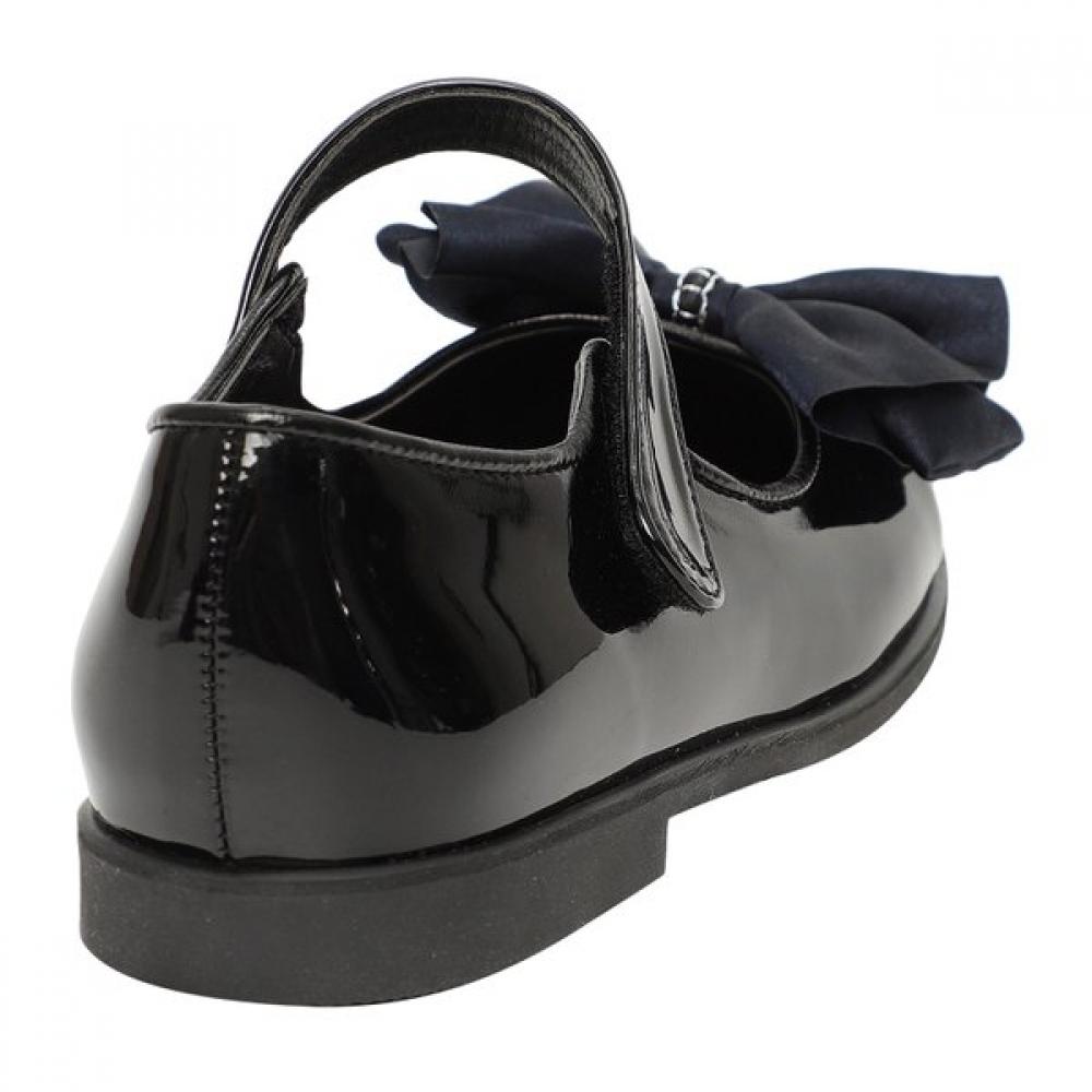 The Coffee Bean   Tea Leaf Black Enamel Ribbon Shoes Ba12af01bk