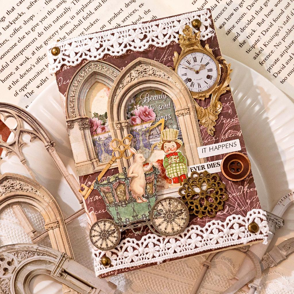 30 pcs/pack Stickers Laser hollowing out 3D Sticker DIY Decorative Scrapbook Material Collage Sticker Journal Stationery Supplie