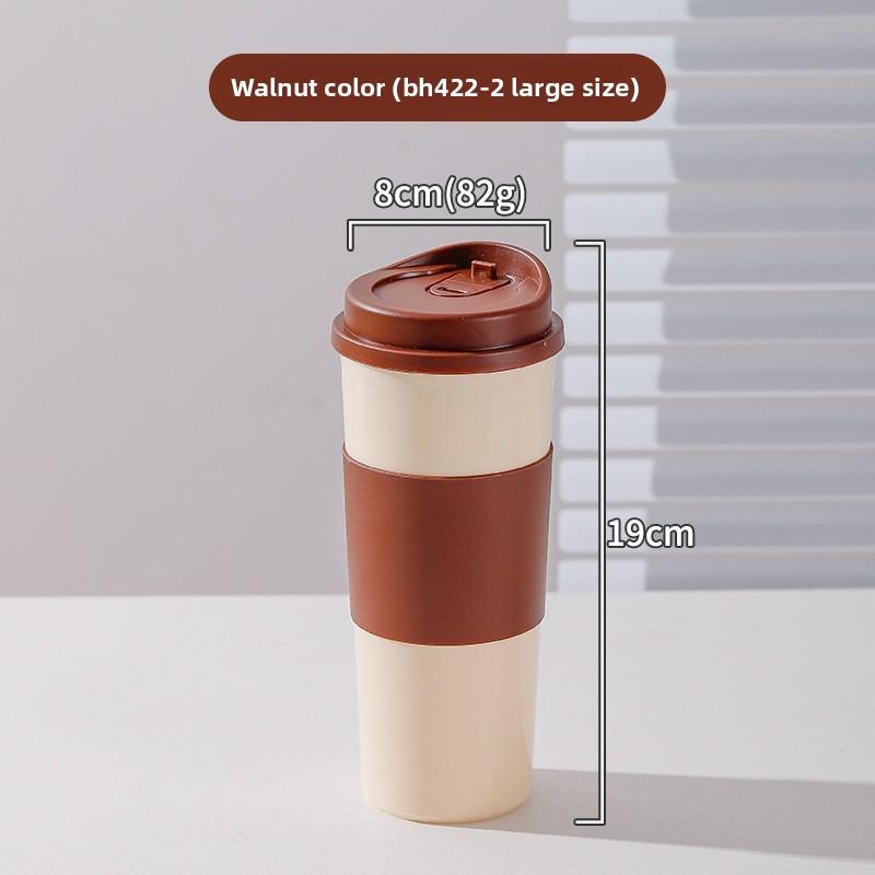 Convenient Portable Heat-insulating Drinking Cup with Lid