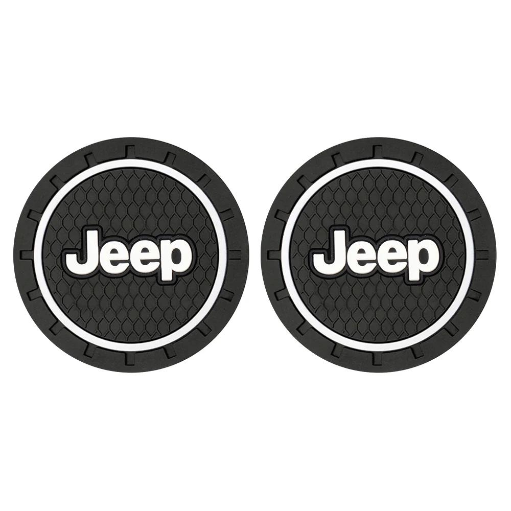 Dla Jeep 1/2 szt. Silikonowy Podstawka pod Kubek Samochodowy Butelka Antypoślizgowa Mata Antypoślizgowa Dla Jeep JK Patriot Liberty Renegade Hawk C