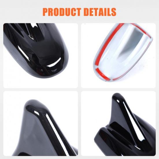 Glossy Black Antenna Cover Shark Fin For Maserati Ghibli/Quattroporte 2017-