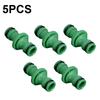 5PCS Double Plug Hose Connector Extender for Car Washing Garden Pipe Connecting Quick Joint Irrigation Watering Plumbing Fitting