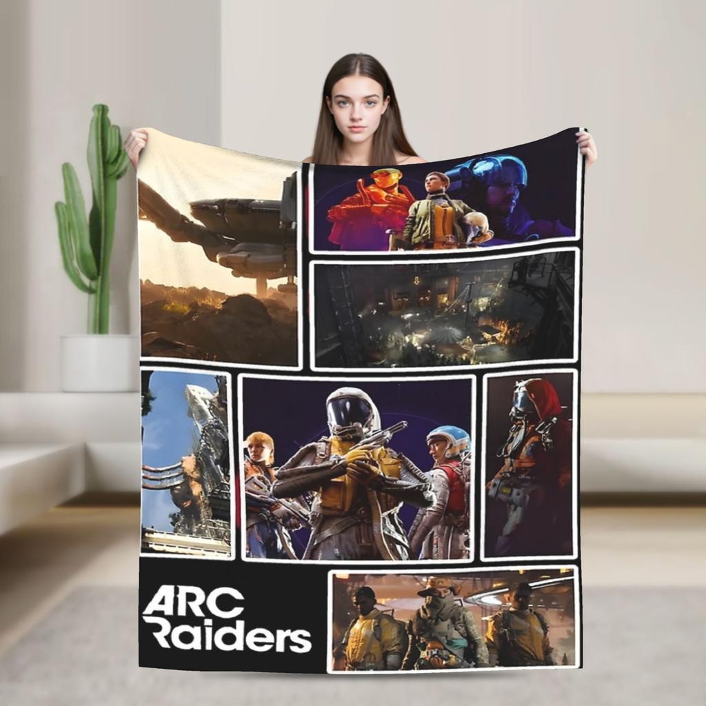 Arc Raiders Video Games Accessories Blanket Cozy Soft  Throw Blankets for Living Room 50x60 Inches Multiple Sizes Bedding Throws