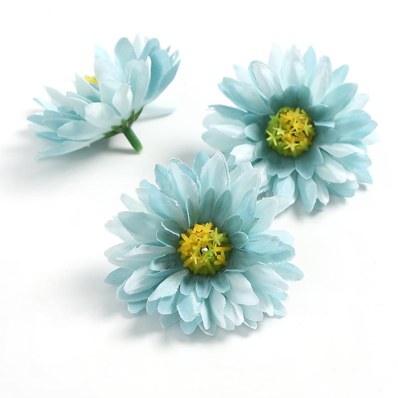 5/10Pcs 6cm Artificial Silk Flower Head Luxury Home Room Decor Halloween Christmas Decor DIY Garden Gift Accessory Wedding Decor