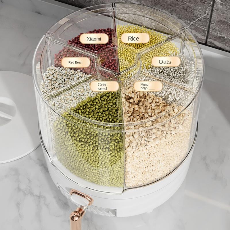 6KGHousehold Rice Barrel, Grain Storage Box, High end Sealed, Insect and Moisture proof Rice Storage Box