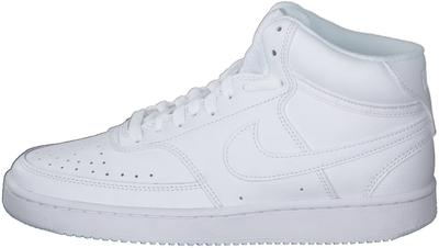 Women's Court Vision Mid Sneakers (CD5436-100) White/white/white