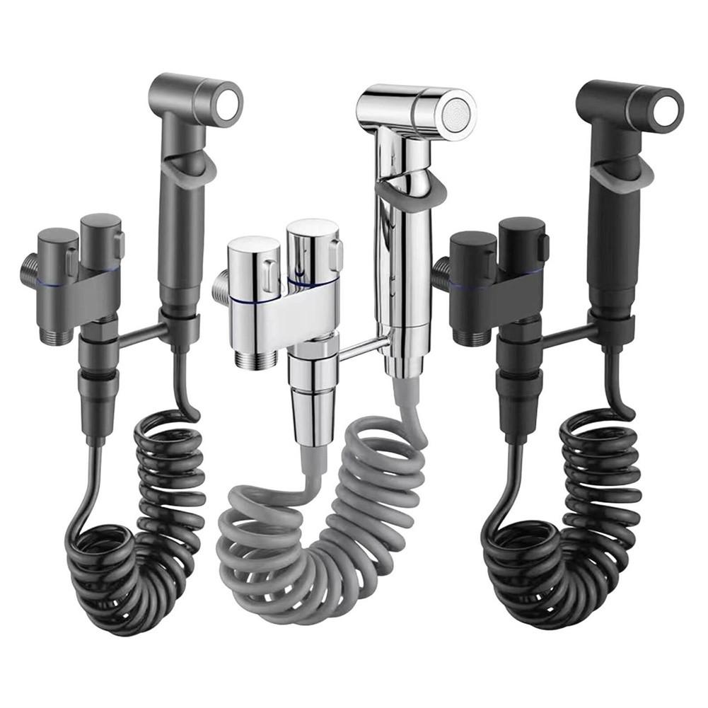 Bidé Duschmunstycke Handhållet Bidé Toalett Vinkelventil