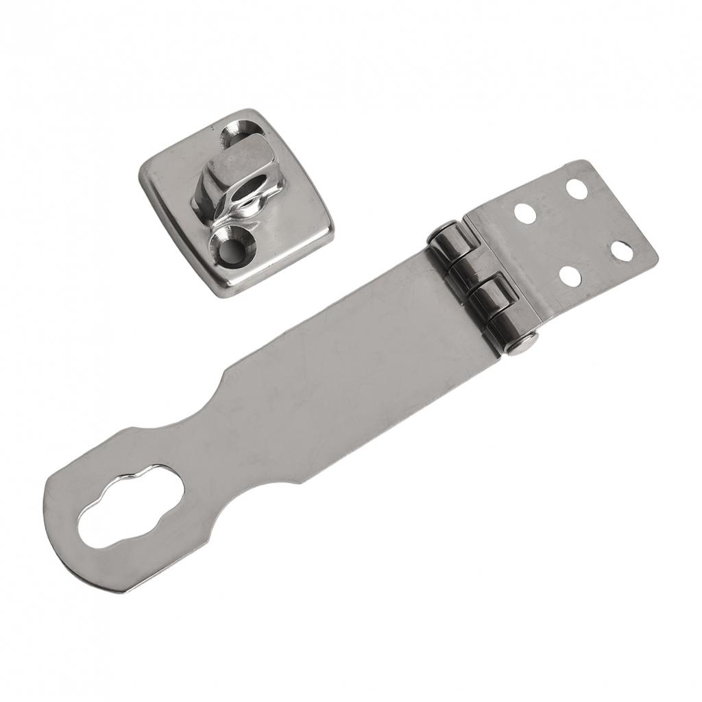 Quality Marine Hardware 304 Stainless Steel Boat Swivel Eye Locking Hasp Latch