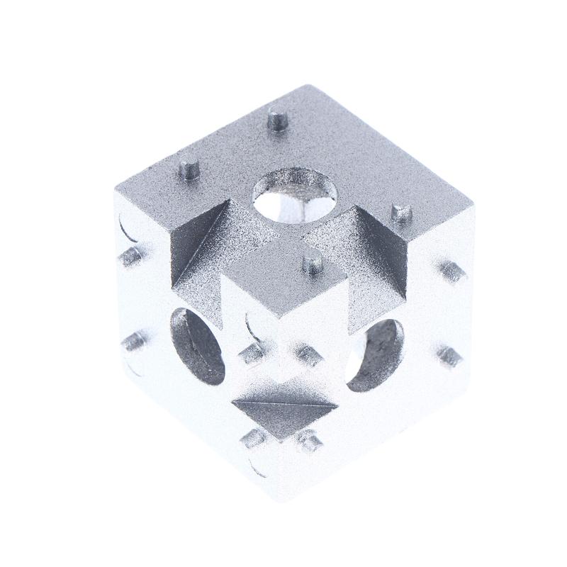 1 Stück Aluminium-Würfel-Eckverbinder 2020 3030 Aluminium-Würfel-Eckverbinder Befestigung Passende Verwendung Aluminiumprofil
