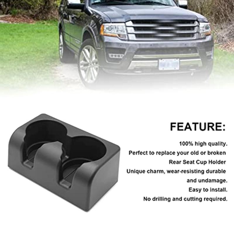 Cup Holder for 2004-2012   Rear for  Drink Holder Insert Double Storage 19256630