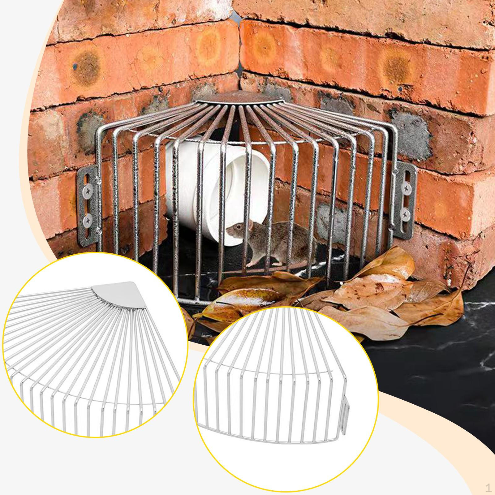 

Gutter Screen Protection Net Cover Grid Garden Tool for 90° Corner Floor Drain 17cmx12cmx12cm