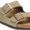 Birkenstock Arizona Regular Comfort Suede and Beige and Size 42 51461 Sandals, Leather, Taupe, Unisex, (EU27.0cm),