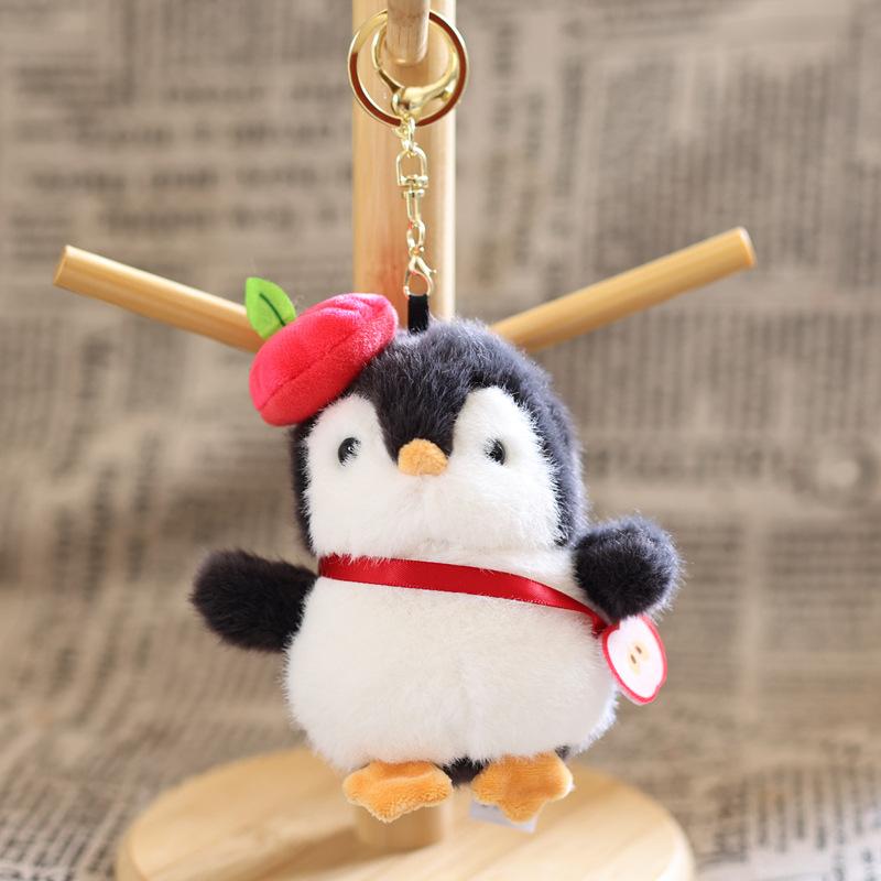 Cute Penguin Plush Toy Keychain Cartoon Stuffed Doll Backpack Pendant Bag Hanging Decoration Lovely Gifts