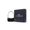Coach Swinger 20 Klassische Monogramm-Handtasche mit Reißverschluss und Kartenfächern Damenhandtaschen Schwarz CF113-LHDRJ