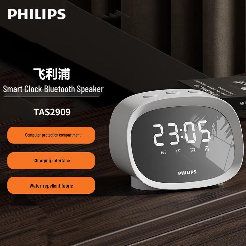 Philips TAS2909 Smart Bluetooth-Lautsprecher mit Wecker