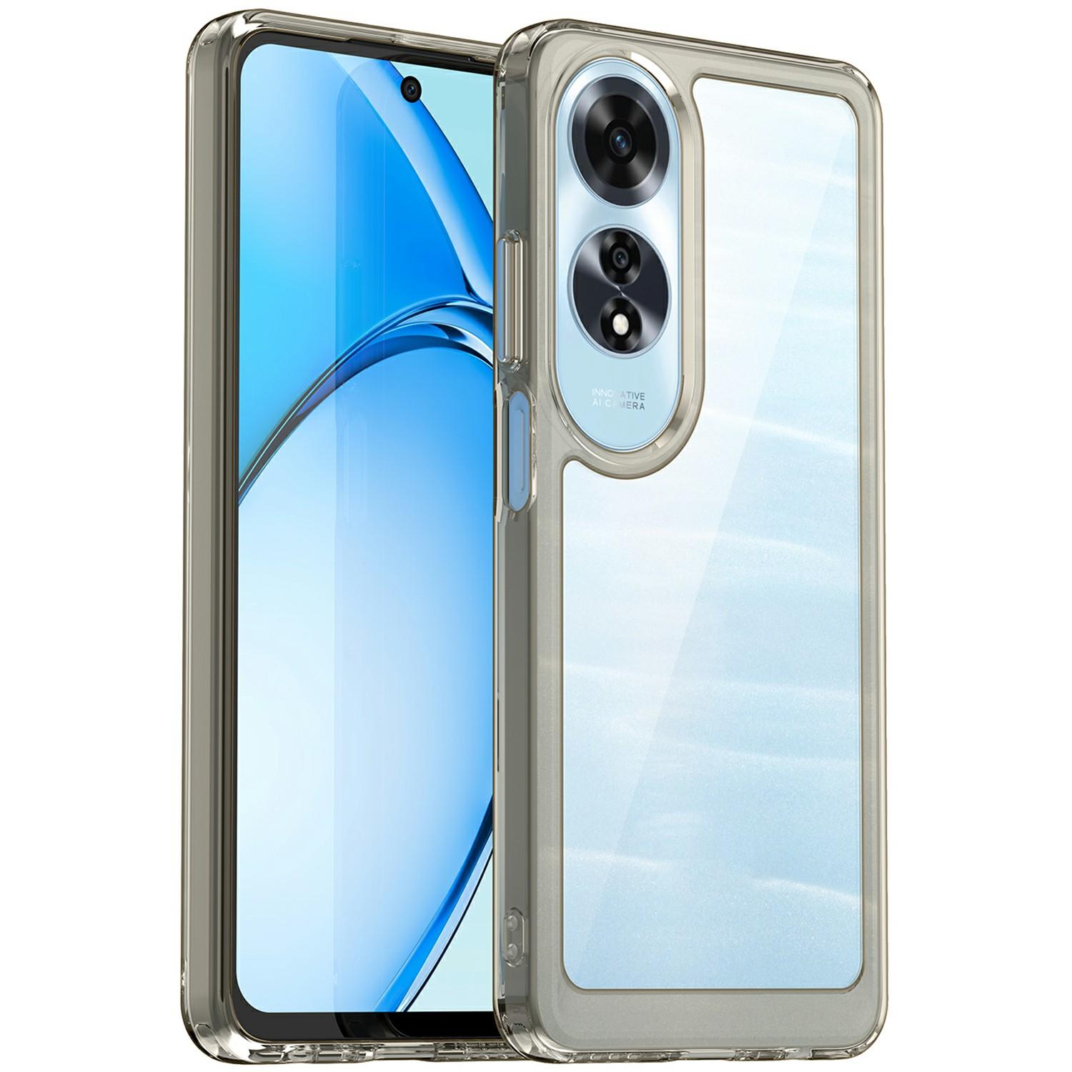 Для Oppo A60 4G Чехол TPU + Акриловый Защитный Прозрачный Чехол для Телефона D