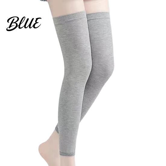 Cold Weather Leg Warmers Soft Knee for Protection Breathable Cotton Sleeves Anti Knitted Protectors Slip Warmers Elastic Thermal Pads Autumn Winter