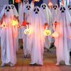 Photo Pros Elf Dress Up Costumes Pumpkin Light Cosplay Costume Halloween Ghost Cloak Cape  Men