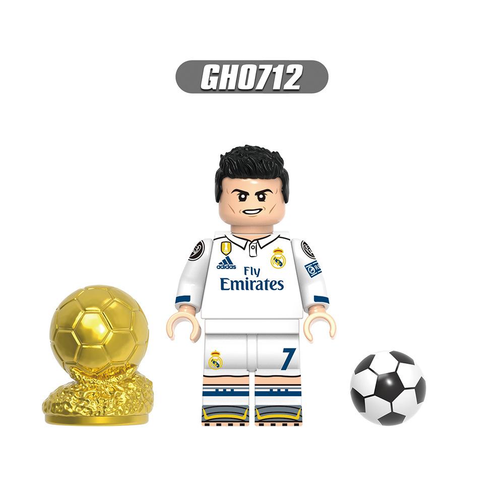 G0191 Building Blocks Mini Action Toy Figures Assemble Bricks Football Players Gifts For Children Kids