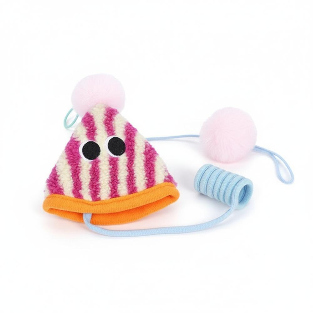 Elastic Rope Ceiling Cat Toy Stretchable Interactive Cat Toy Cat Door Toy  Exercise розовый