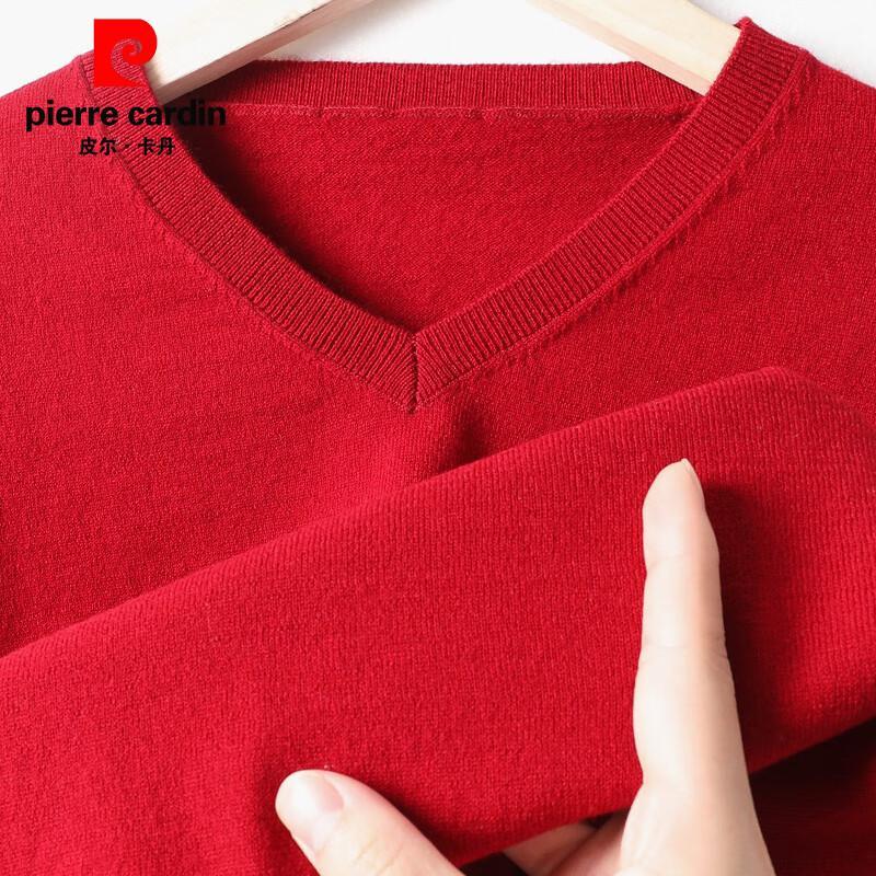 Pierre Cardin Men's 100% Pure Wool V-Neck Sweater