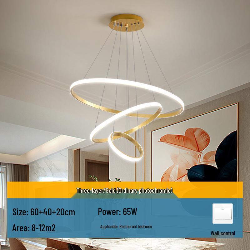 

Modern Minimalist Chandelier: Creative Nordic Lighting for Living Room, Bedroom, or Dining Area