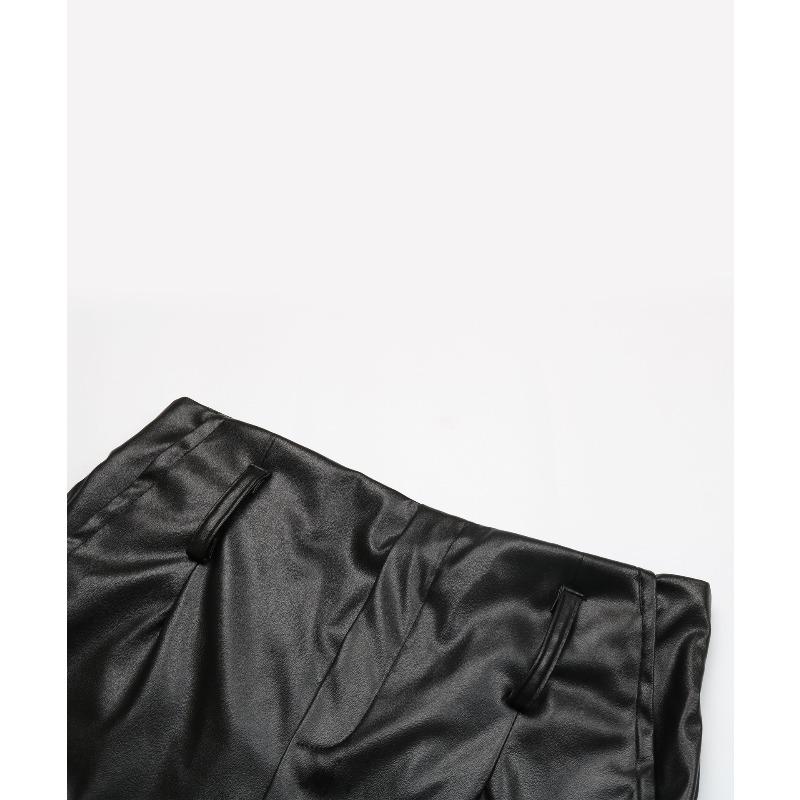 YYFS Women's Fashion Casual Solid Color Print High Waist Trousers Pants & Capris