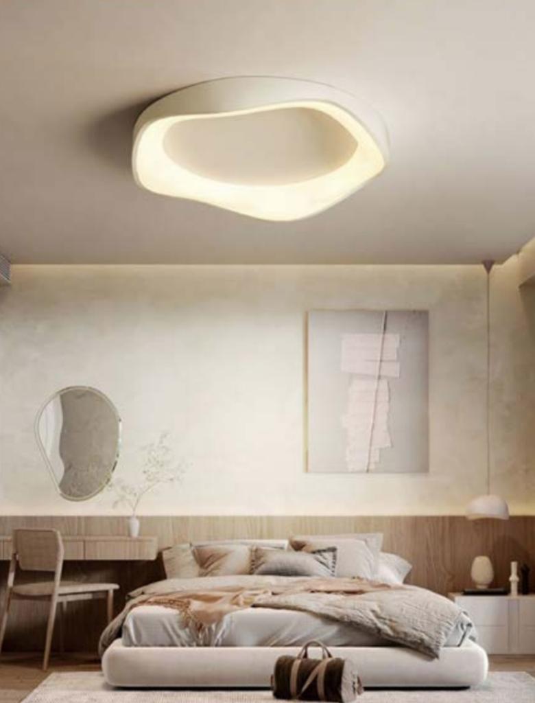 Circulo - Modern LED Ceiling Lamp 42cm White