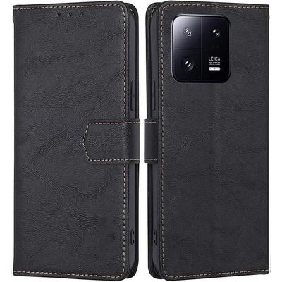 Case for Xiaomi 13 Pro 360 Degree Protection Shockproof Leather Effect Anti-Scratch - Black