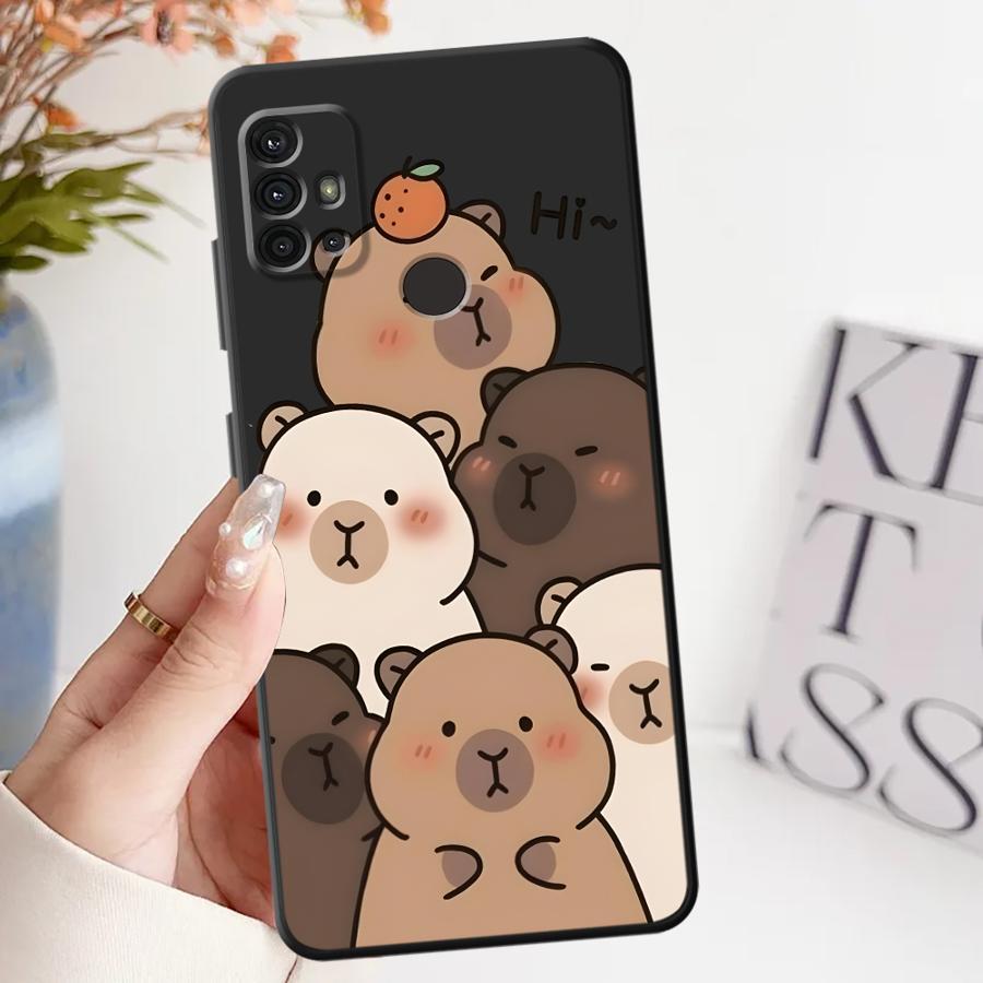 

Case for Motorola Moto Edge 20 Pro 30 Lite G53 G30 G71 G22 Edge40 G51 G73 G50 G52 G60s G32 Phone Cover Cute Capybara Motorola Edge 30