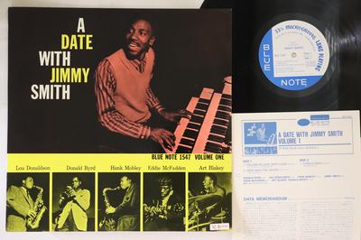 LP Record JIMMY SMITH - A Date With Jimmy Smith, Volume One BLP1547PROMO BLUE NOTE 1984 Japan Jazz Used