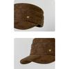 Korean Style Flat Cap Chamois Retro Painter Hat Personality Suede Equestrian Hat  Outdoor