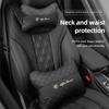 TMYR5 Auto Kopfstütze Lendenwirbel Rückenpolster Nackenkissen Zubehör für Giulia Stelvio Giulietta 156 159 147 Mito Tonale Brera D