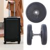 Suitcase Replacement Wheels Kits 8Pcs 55mm Black Rubber Caster Mute Smooth Wheels for Worn Out Luggage Spinner Wheels