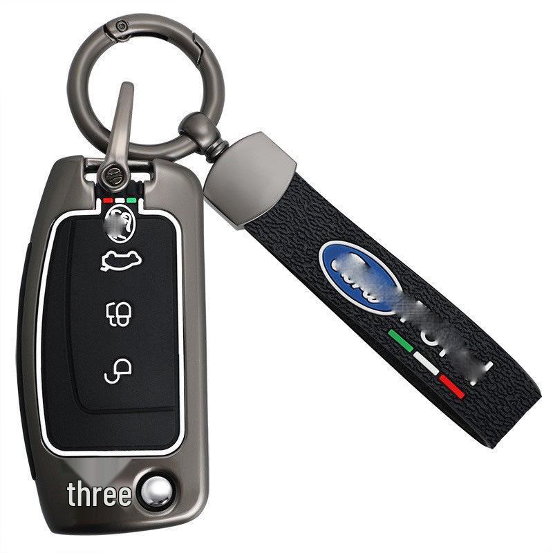 Ford Classic Key Case: Fits Focus, Mondeo, Kuga, EcoSport - Metal Remote Shell.